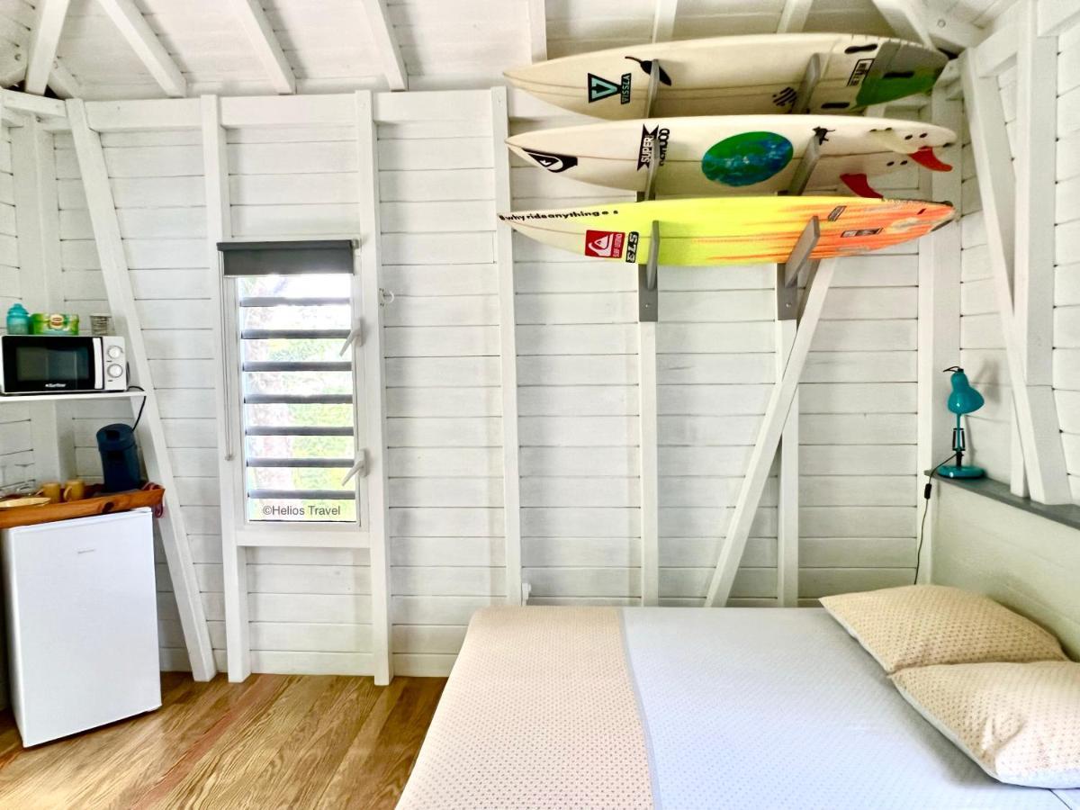 Le Surf Lodge, Chambre Avec Vue Mer Dans Un Ecrin De Verdure Deshaies Exterior photo